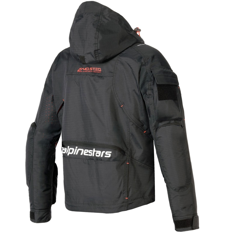 Geaca moto dama Alpinestars MOLLY AIR negru-coral fluo