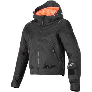 Geaca moto dama Alpinestars MOLLY AIR negru-coral fluo