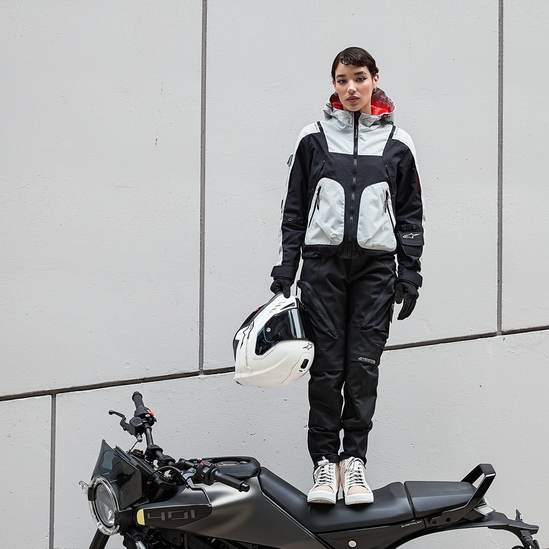 Geaca moto dama Alpinestars MOLLY AIR negru-migdala