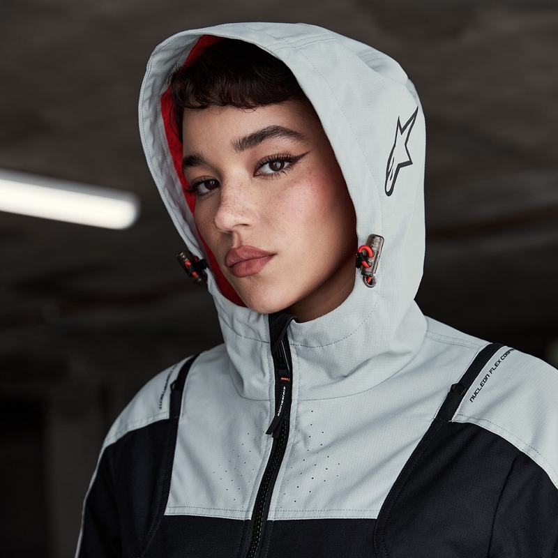 Geaca moto dama Alpinestars MOLLY AIR negru-migdala