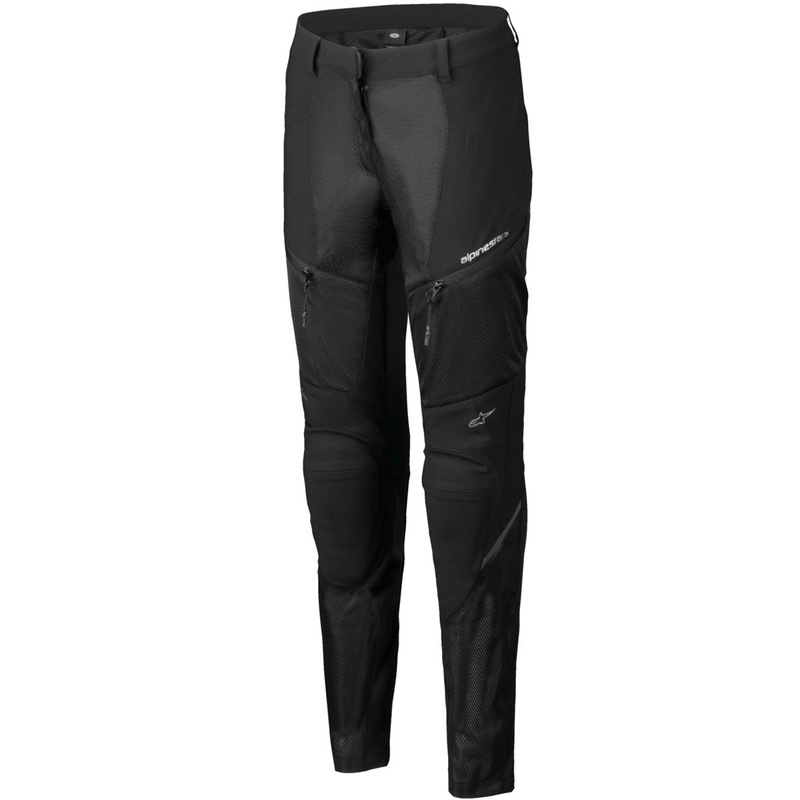 Pantaloni moto dama Alpinestars STELLA TROOP-AIR negru-negru