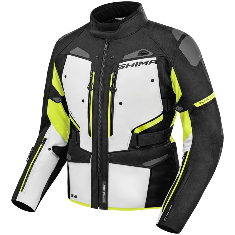 Geacă de motocicletă Shima Dune galben fluo