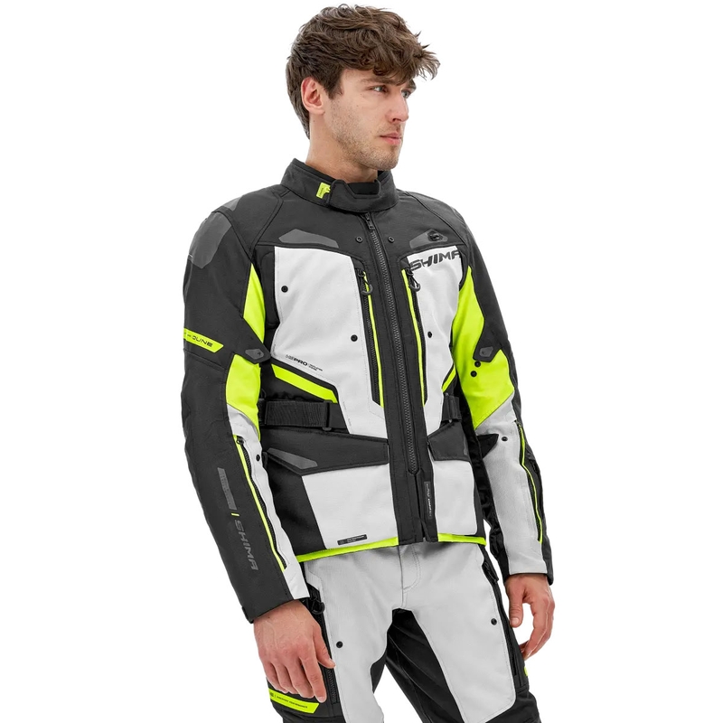 Geacă de motocicletă Shima Dune galben fluo