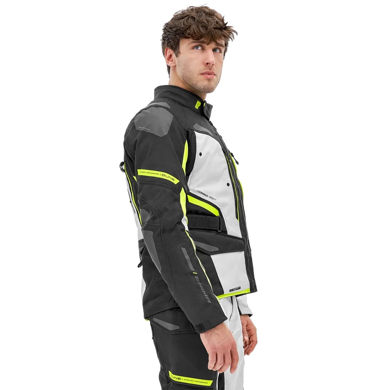 Geacă de motocicletă Shima Dune galben fluo