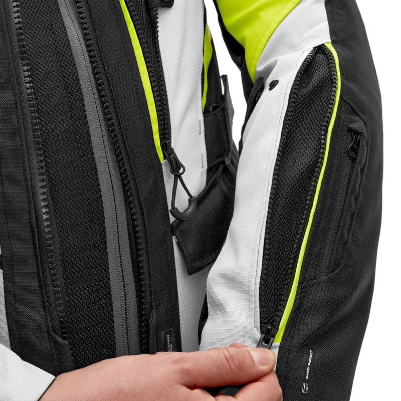 Geacă de motocicletă Shima Dune galben fluo