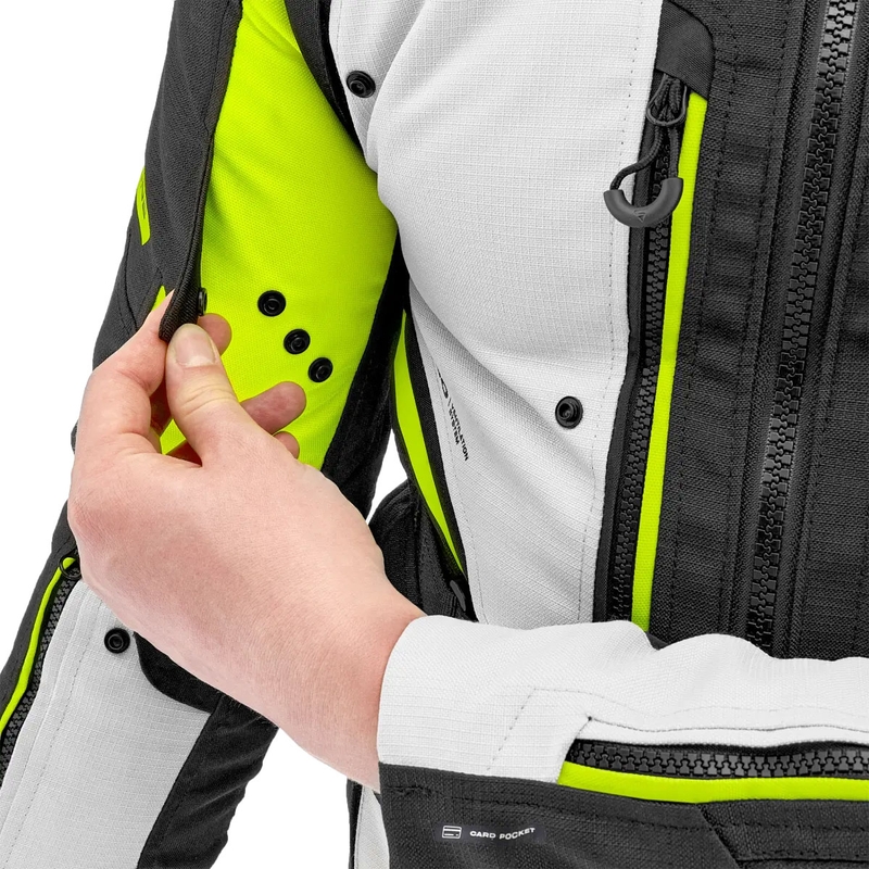 Geacă de motocicletă Shima Dune galben fluo