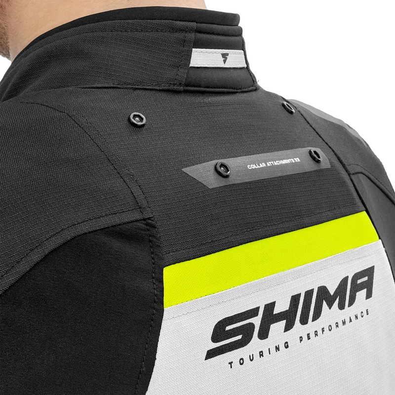 Geacă de motocicletă Shima Dune galben fluo