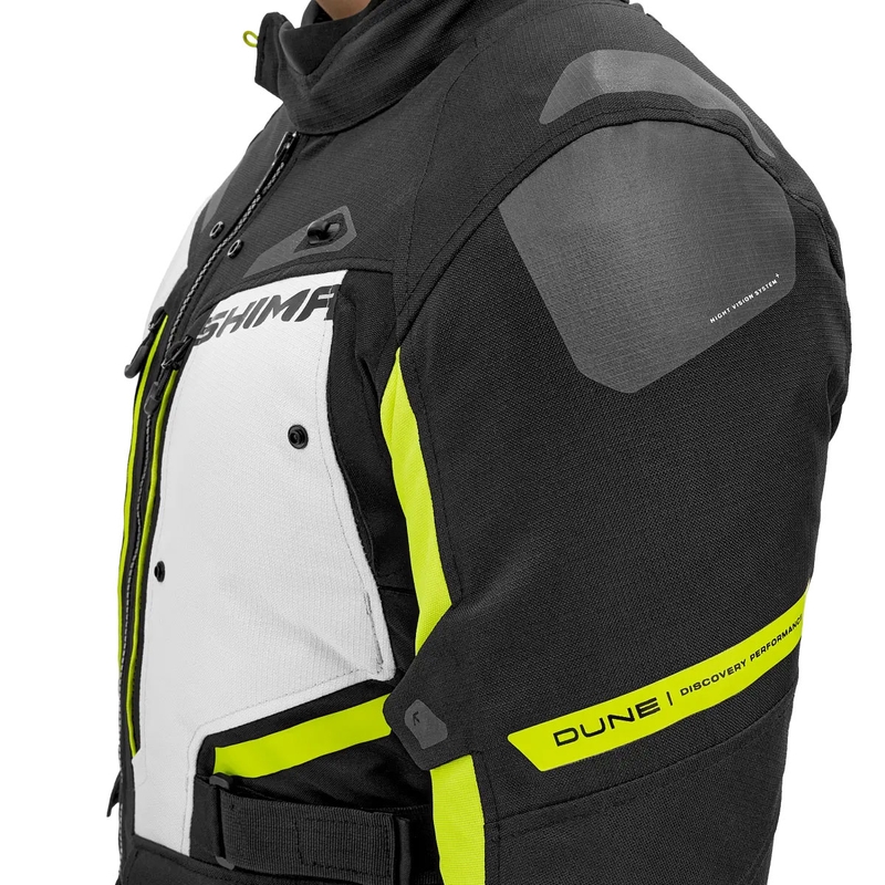 Geacă de motocicletă Shima Dune galben fluo