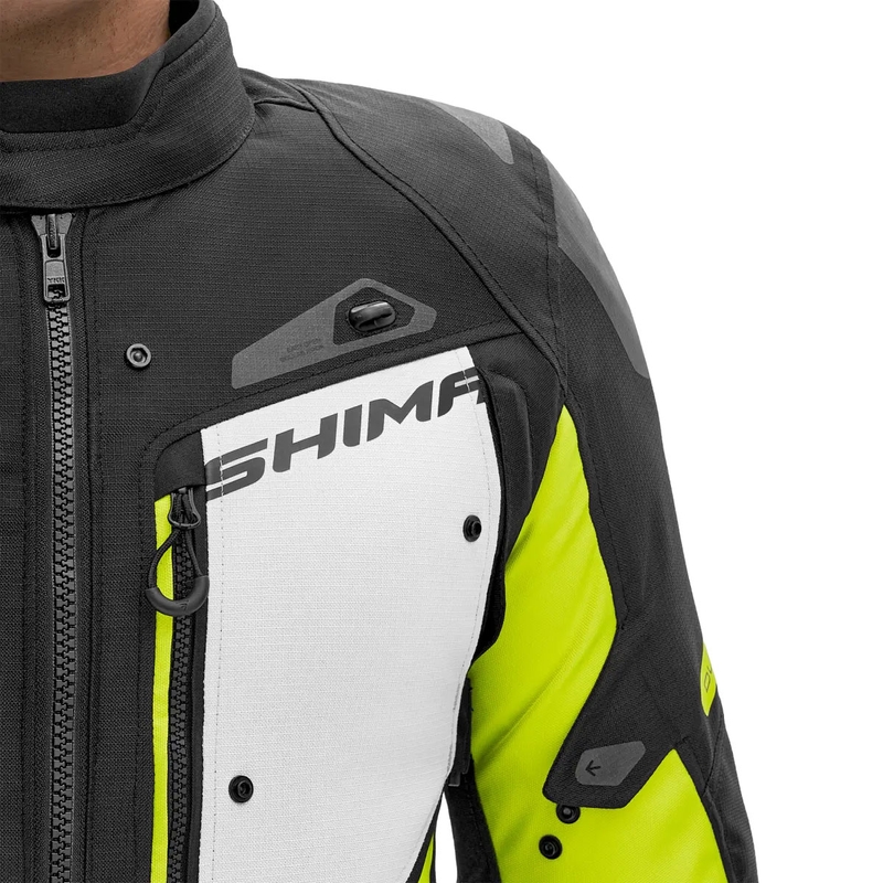 Geacă de motocicletă Shima Dune galben fluo