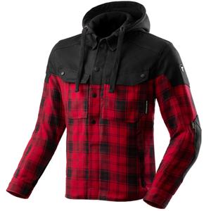 Cămașă moto Rebelhorn Shifter negru-roșu
