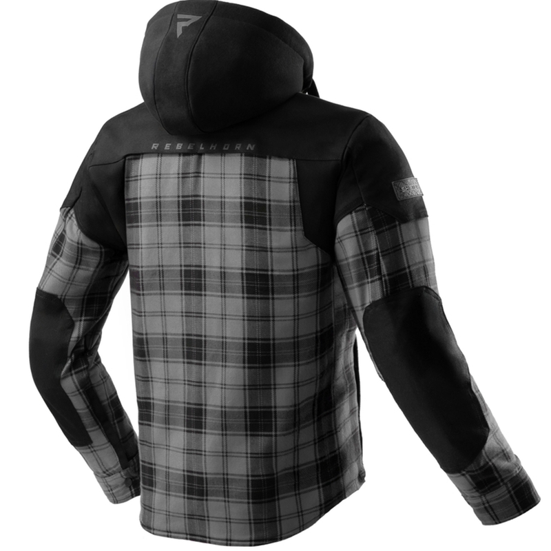 Cămașă moto Rebelhorn Shifter negru-gri