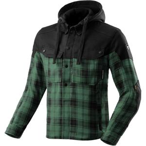 Cămașă moto Rebelhorn Shifter negru-verde