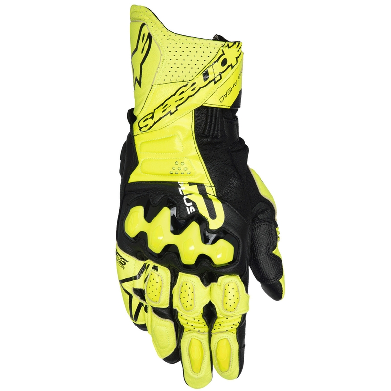 Mănuși moto Alpinestars GP Plus R V3 galben fluo-negru
