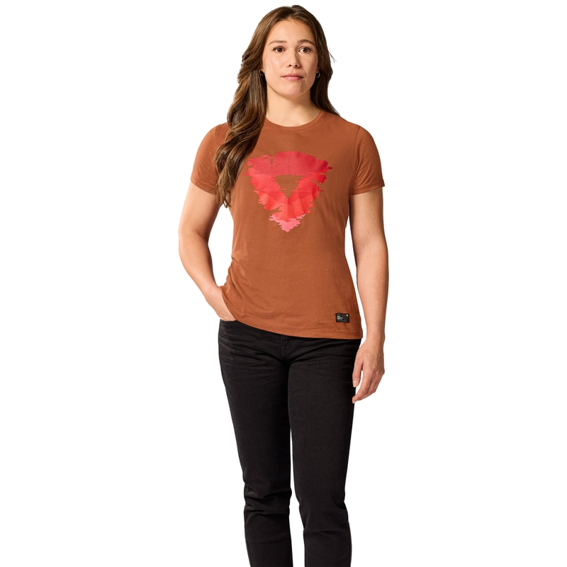 Tricou dama Revit Heather red
