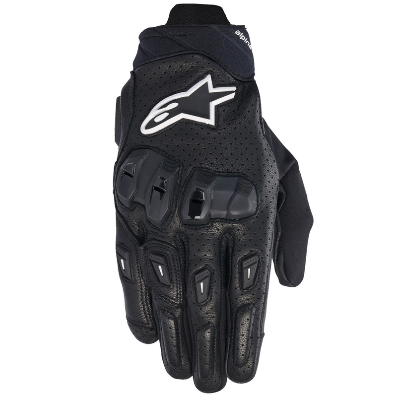 Mănuși moto Alpinestars SP X 7 alb-negru