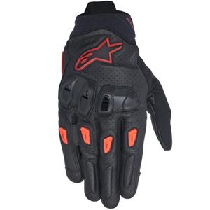 Mănuși Moto Alpinestars SP X 7 Negru-Roșu Întunecat-Roșu