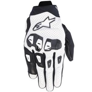 Mănuși moto Alpinestars SP X 7 alb-negru