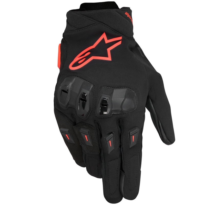 Mănuși moto Alpinestars SP X 3 negru-rosu fluo