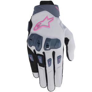 Mănuși moto damă Alpinestars STELLA SP X 3 gri-gri închis-negru-roz