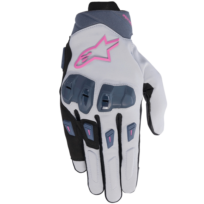 Mănuși moto damă Alpinestars STELLA SP X 3 gri-gri închis-negru-roz