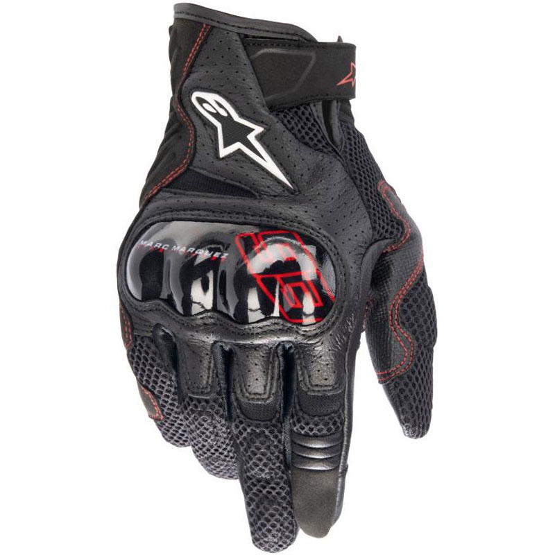 Colectia manusi moto Alpinestars Rio Hondo V2 Air MM93 negru-rosu