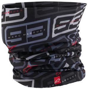 Colecția de guler de gât Alpinestars MM93 negru-alb-gri-roșu