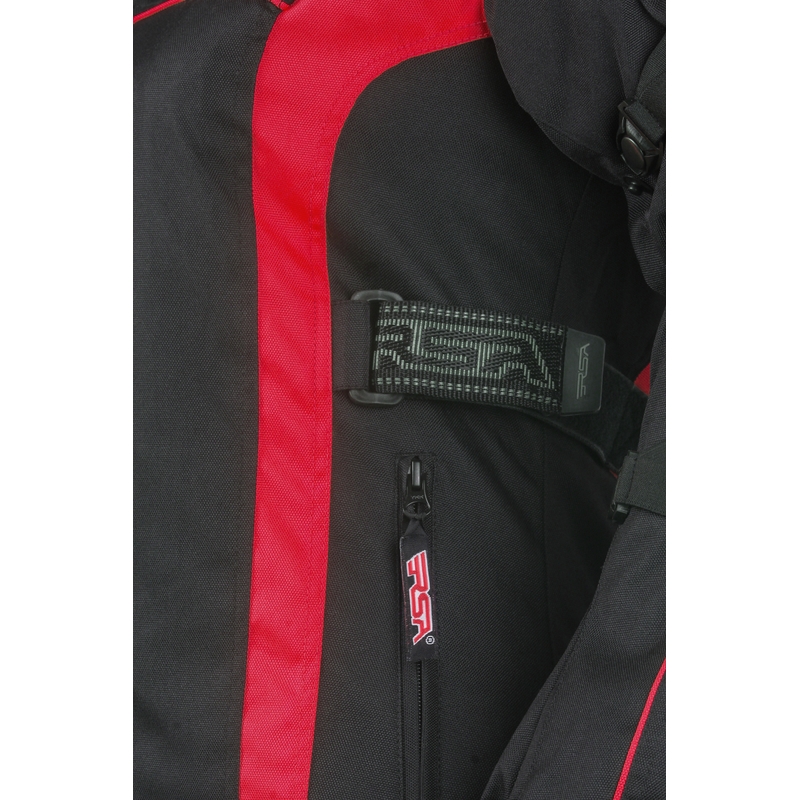 Jacheta de motociclete pentru femei RSA SW-01 negru-roșu výprodej lichidare