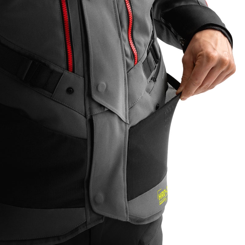 Geacă moto Rebelhorn Hardy 3.0 antracit-gri-galbenă