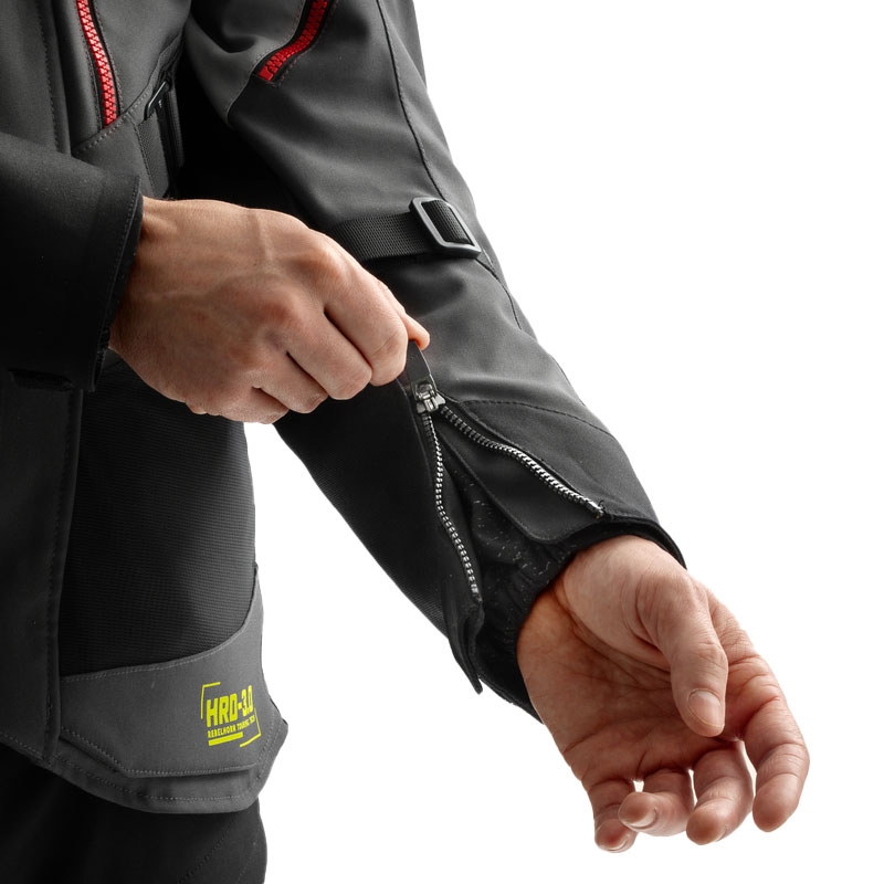 Geacă moto Rebelhorn Hardy 3.0 antracit-gri-galbenă