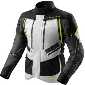 Geacă moto Rebelhorn Hardy 3.0 negru-gri-galben fluo