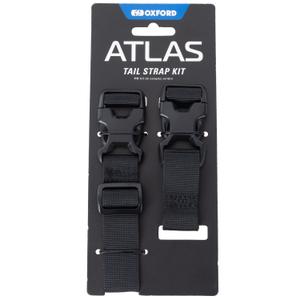 Oxford Atlas Advanced Tail Straps Kit negru