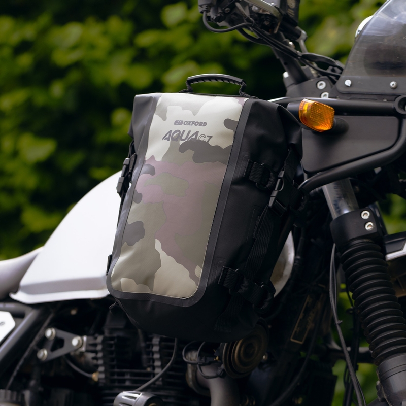 Geanta Oxford AQUA C7 Crash Bar 7L Camo