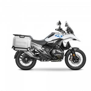 Set complet de cutii laterale de aluminiu, SHAD TERRA, 36L / 47L, incluzand kit de montaj SHAD BMW R 1300 GS
