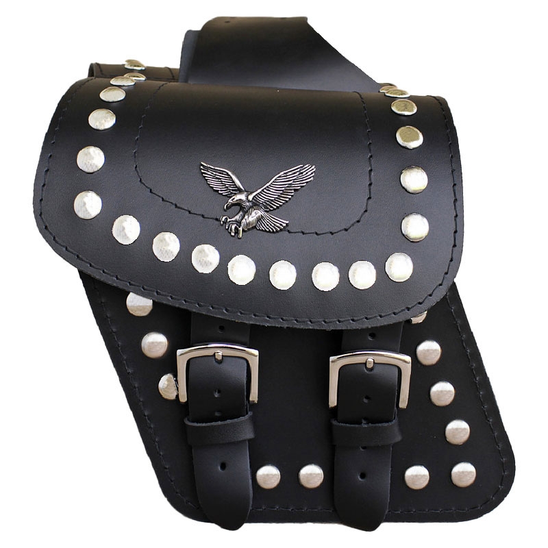Genti moto din piele RSA S185B neagra