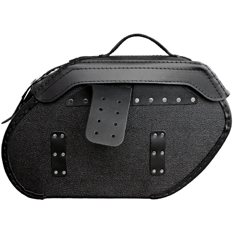 Genti moto din piele RSA S221 cu incuietoare neagra