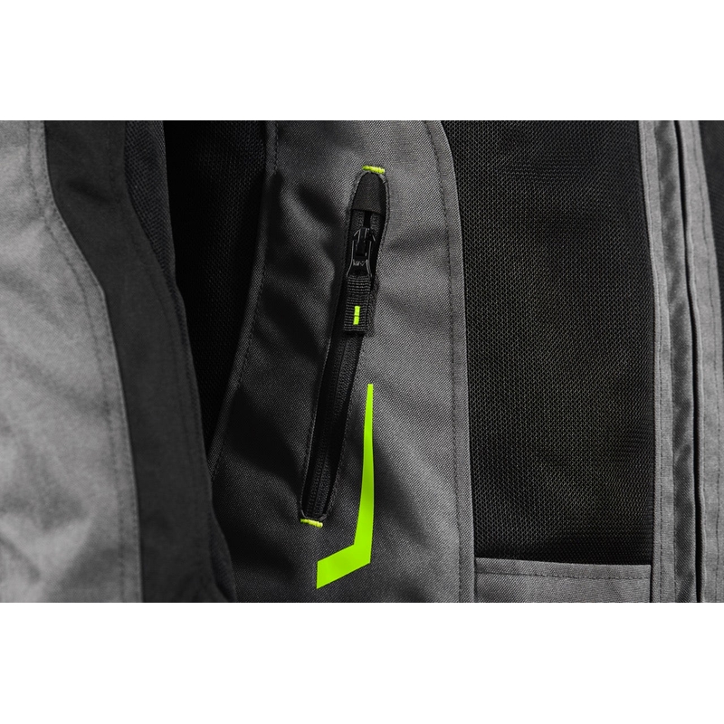 Geacă moto Seventy Degrees SD-JT66 Sahara negru-galben fluo