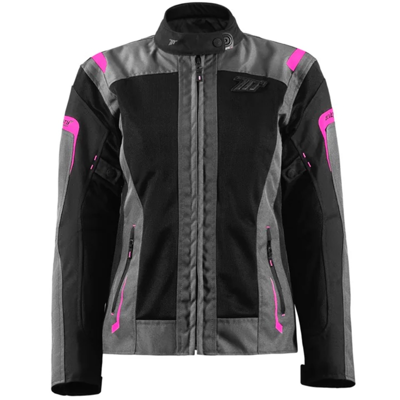 Geaca moto dama Seventy Degrees SD-JT68 Sahara gri-roz