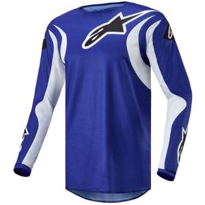 Tricou motocross Alpinestars Fluid Lucent albastru-alb-negru