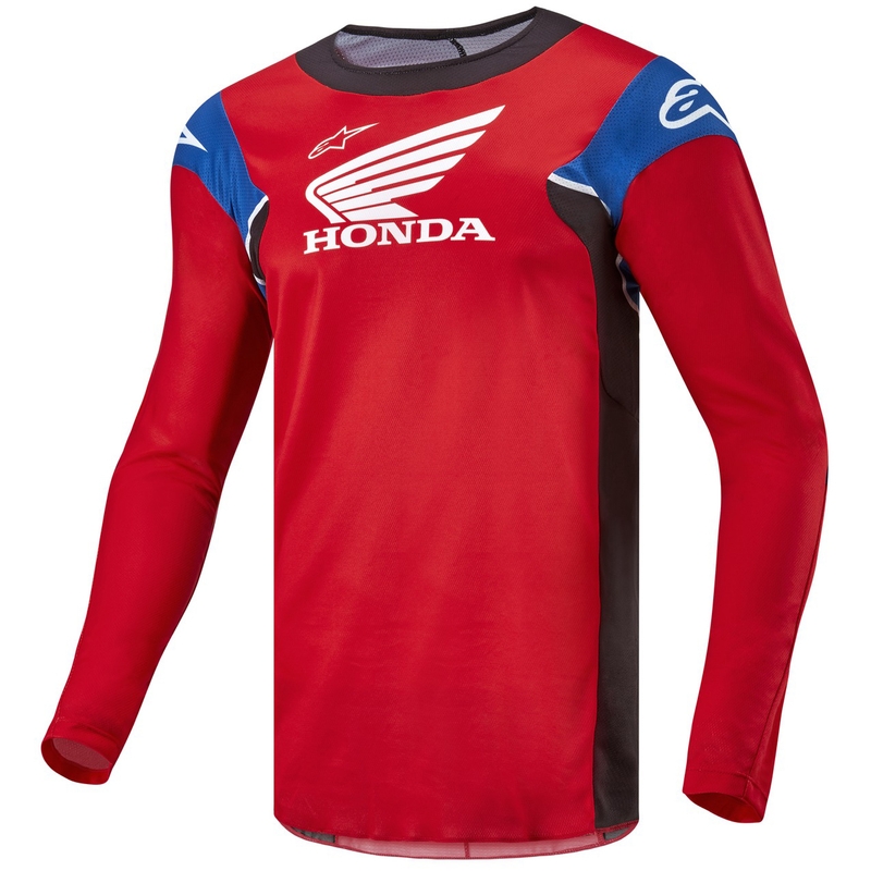 Tricou Motocross Alpinestars Racer Iconic Collection Honda Roșu-Negru-Albastru-Alb