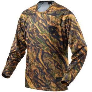 Tricou motocross Revit Emulsion maro-negru