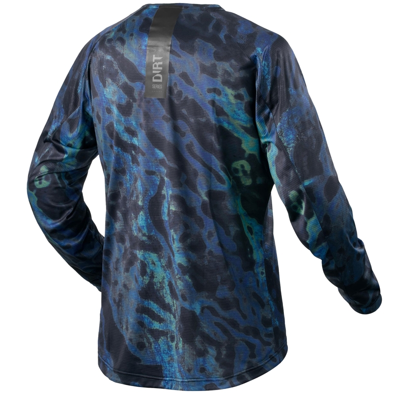 Tricou motocross Revit Emulsion albastru-negru