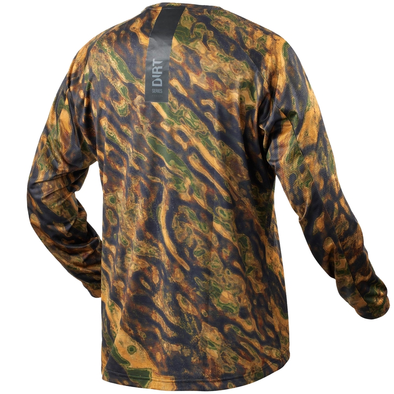 Tricou motocross Revit Emulsion maro-negru