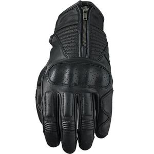 Mănuși de piele pentru motociclete FIVE Kansas negre