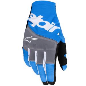 Mănuși de motocross Alpinestars Techstar negru-albastru