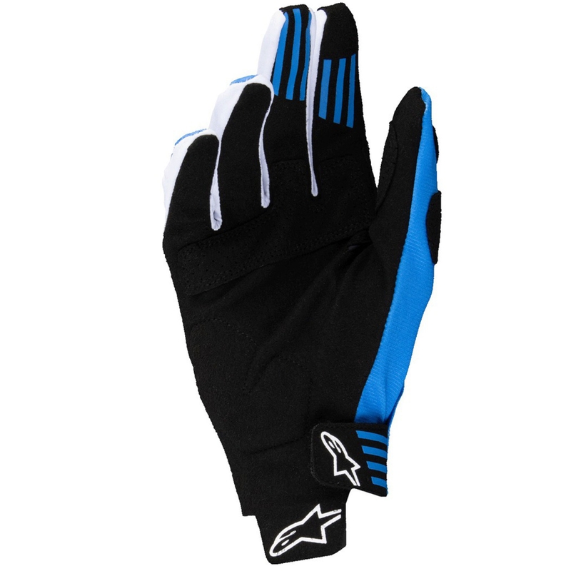 Mănuși de motocross Alpinestars Techstar negru-albastru