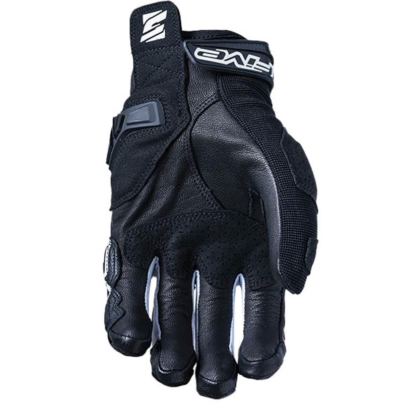 Mănuși moto Five SF3 alb-negru