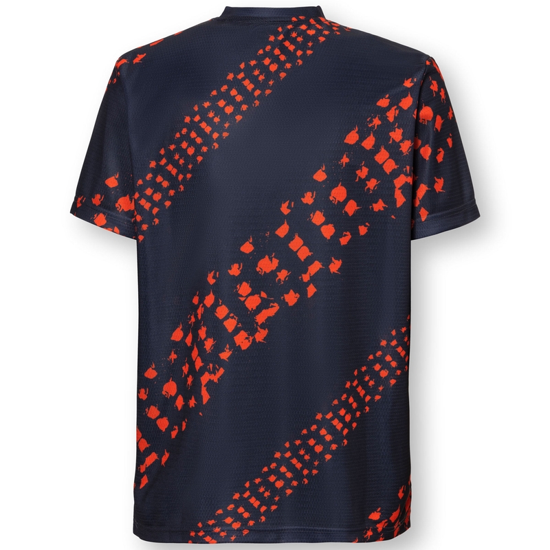 Tricou motocross KTM Red Bull portocaliu și albastru - mânecă scurtă lichidare