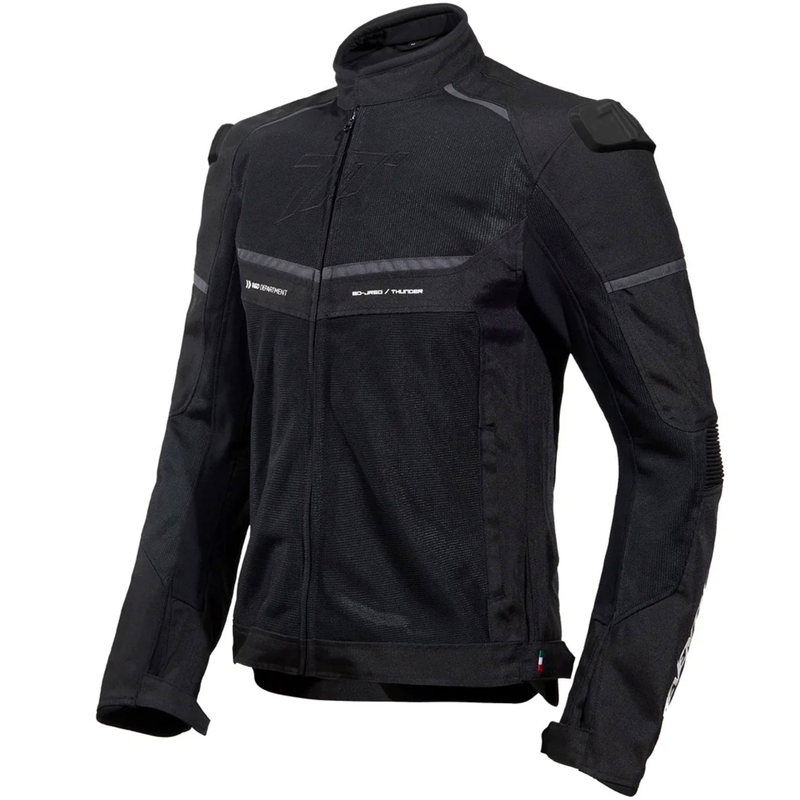 Geacă moto Seventy Degrees SD-JR60 Thunder negru-gri-alb