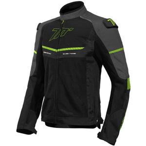 Geacă moto Seventy Degrees SD-JR60 Thunder negru-galben fluo
