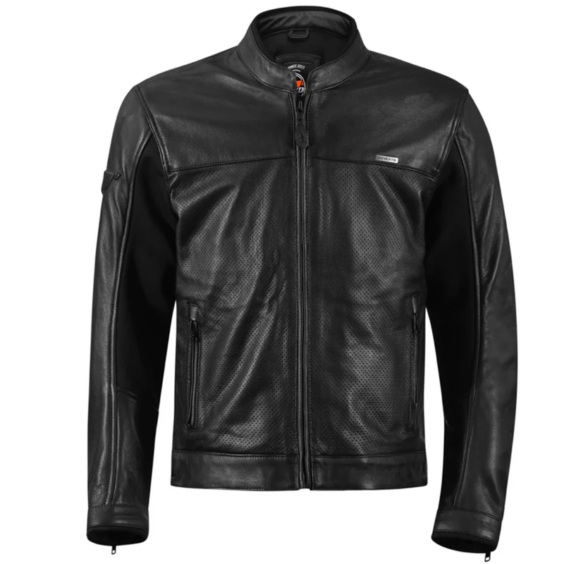 Seventy Degrees SD-JL4 Legend Classic Geacă de motocicletă din piele, neagră